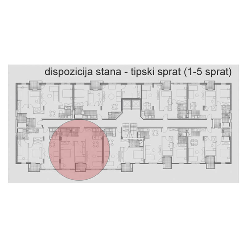 stan 29 dispozicija stana