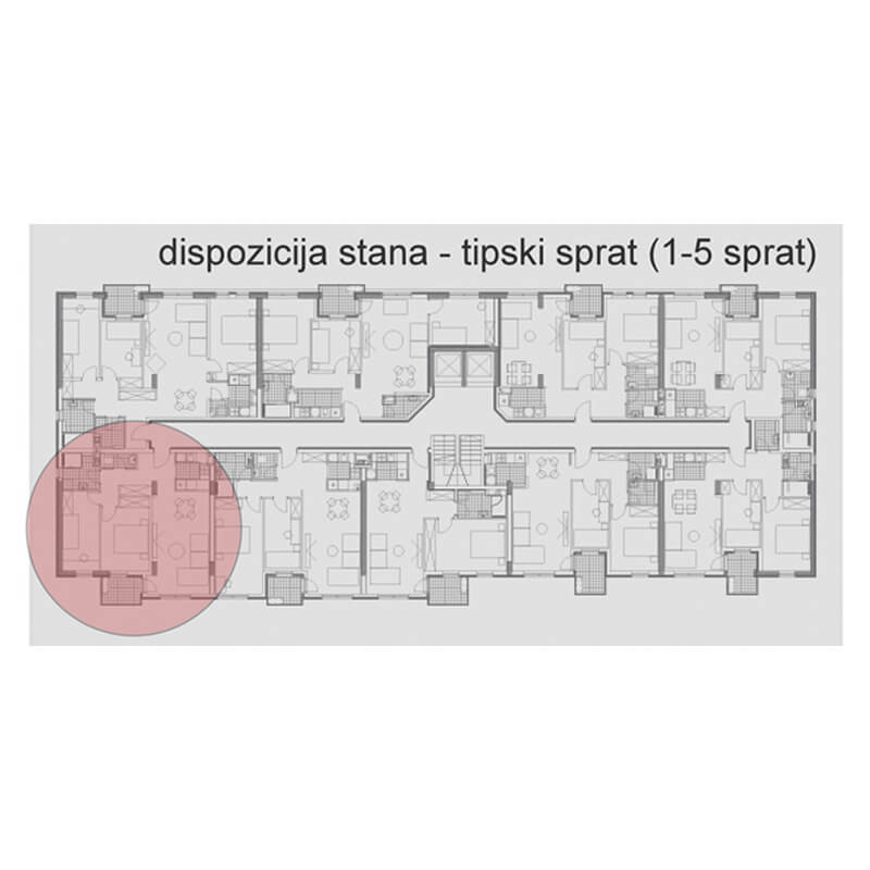 stan 30 dispozicija stana