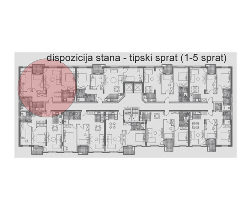stan 40 dispozicija stana