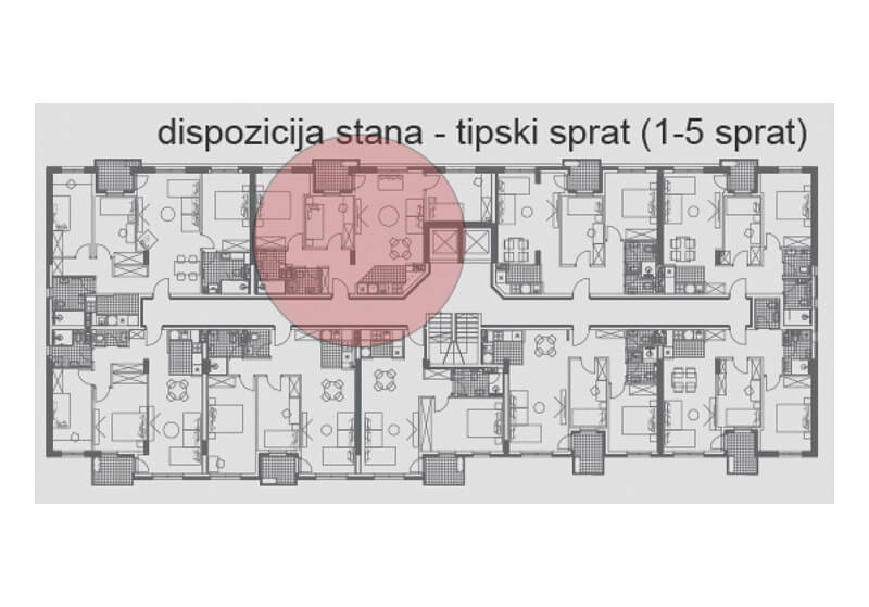 stan 23 dispozicija stana