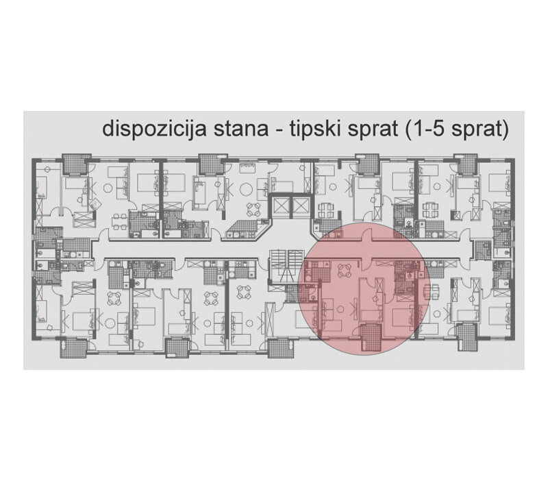 stan 27 dispozicija stana