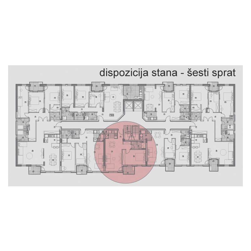 stan 46 dispozicija stana