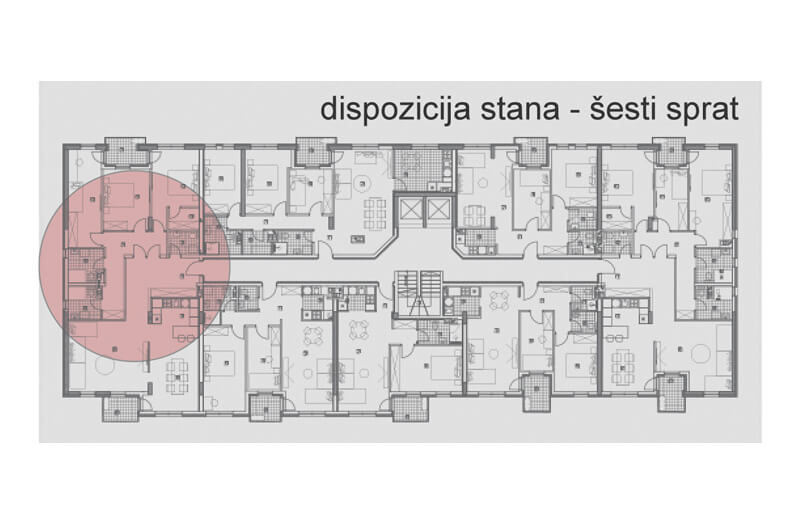 stan 48 dispozicija stana