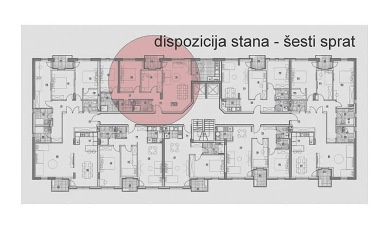 stan 49 dispozicija stana