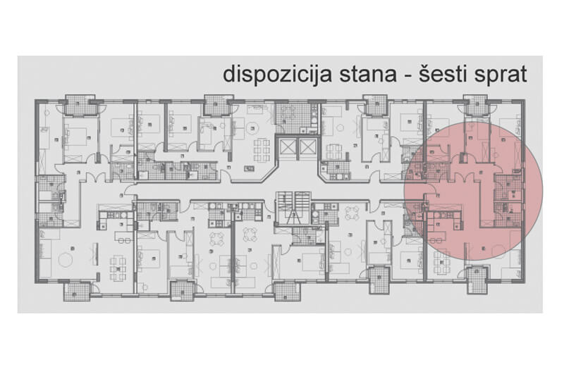 stan 51 dispozicija stana