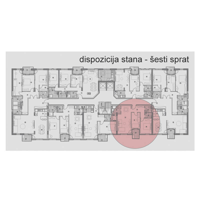 stan 52 dispozicija stana