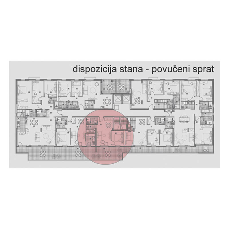 stan 53 dispozicija stana