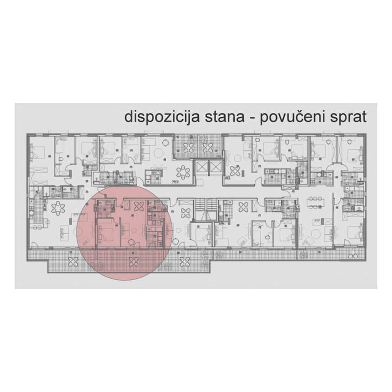 stan 54 dispozicija stana