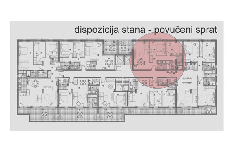 stan 57 dispozicija stana
